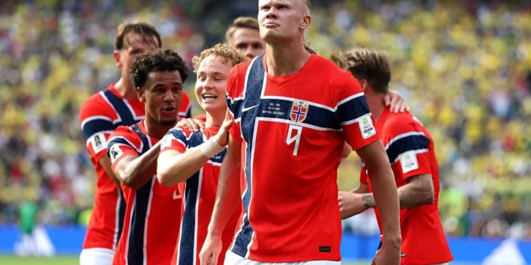 Brasil Tersingkir! Dua Gol Erling Haaland Bawa Norwegia Lolos ke Delapan Besar